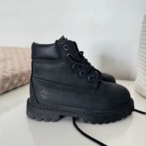 Timberland Kids Black Boots